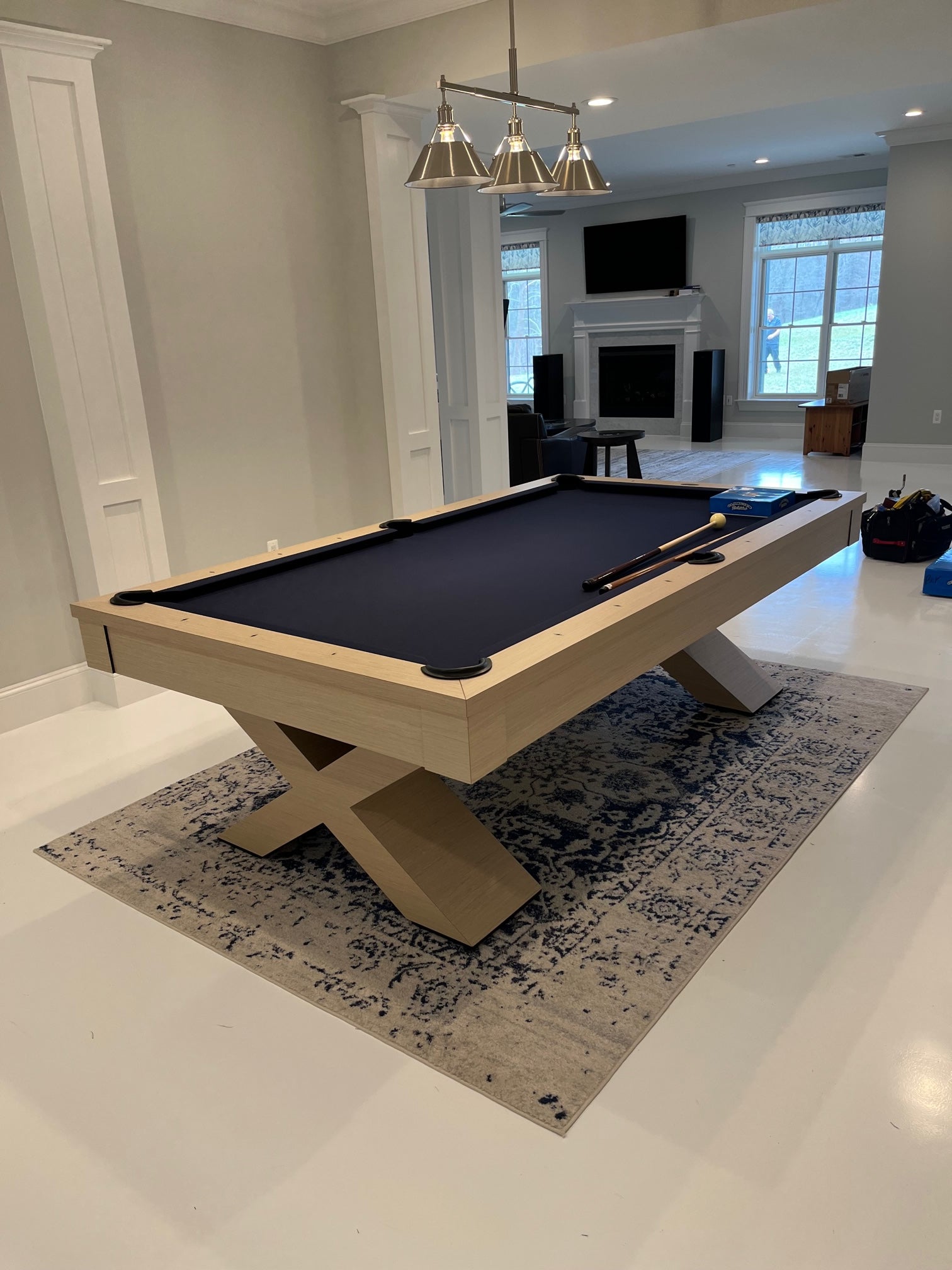 Olhausen Encore Pool Table installed in Fulton Maryland
