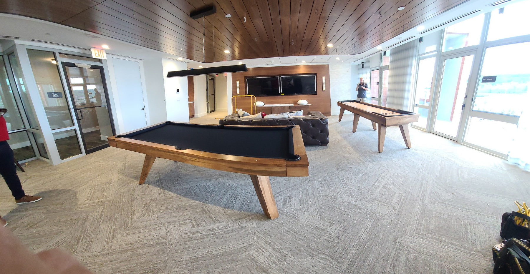 California House Austin Pool Table and Shuffleboard installed in Arlington Virginia