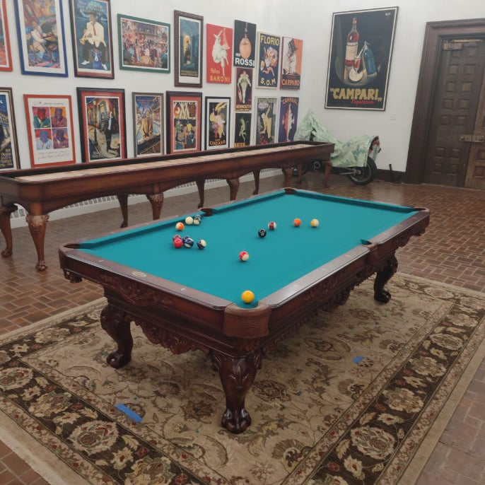 Olhausen St. Charles Pool Table installed in Potomac Maryland