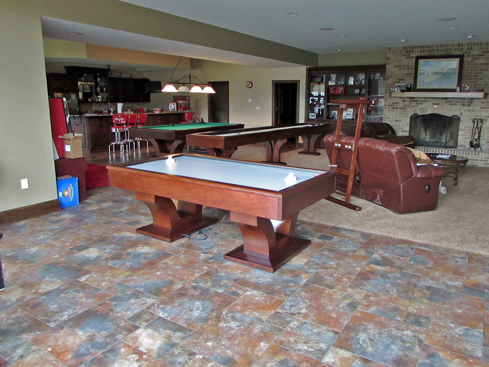 Olhuasen Game Room delivered to Thurmont Maryland