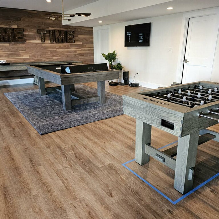 Plank and Hide Hamilton Pool Table Collection installed in Germantown Maryland
