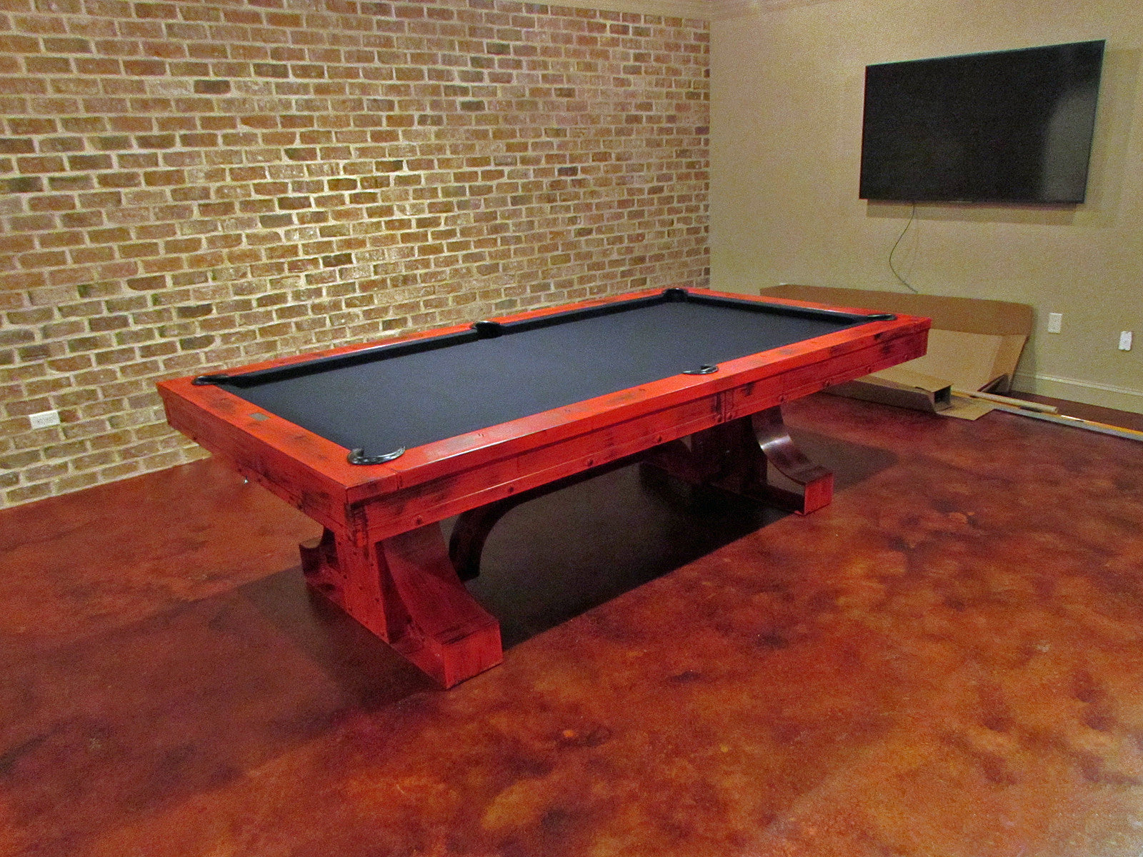 Plank and Hide Rexx Pool Table in Pennsylvania