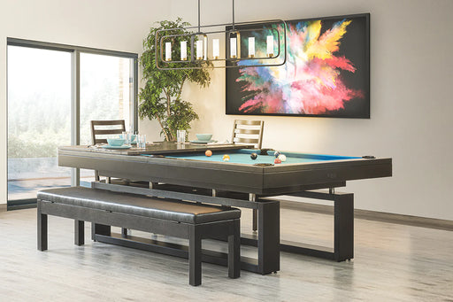 canada billiard cloud pool table with dining top