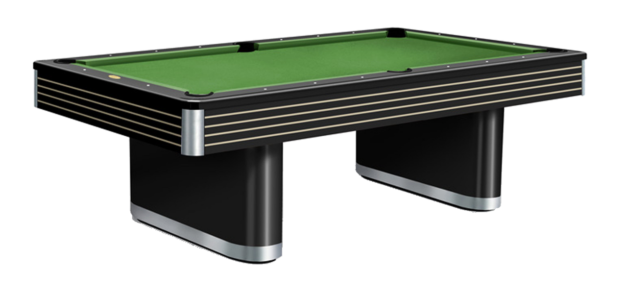 Olhausen Heritage Pool Table Matte black lacquer stock