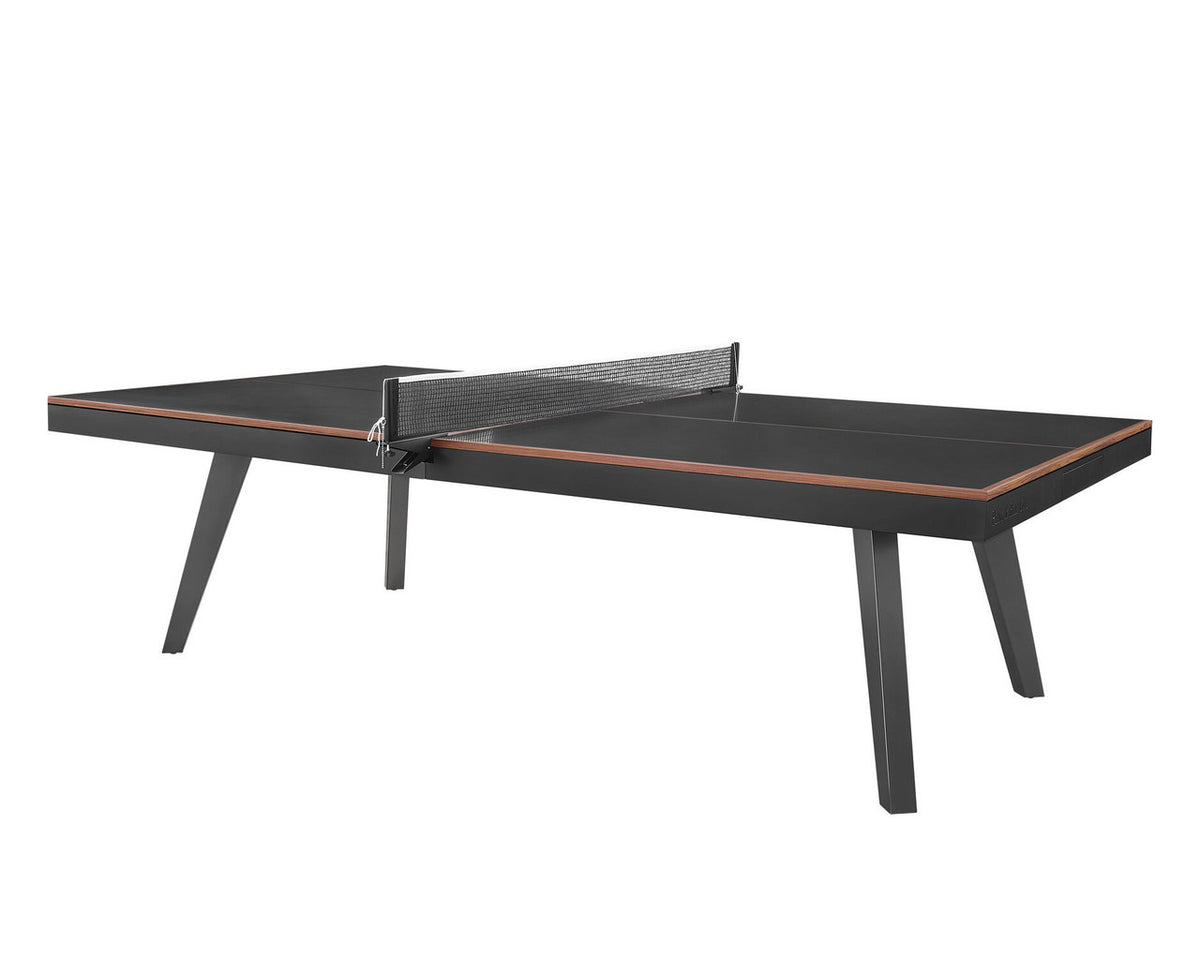 Plank and Hide Harper Ping Pong Table black and walnut finish main