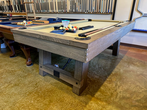 used plank and hide isaac pool table 7' main