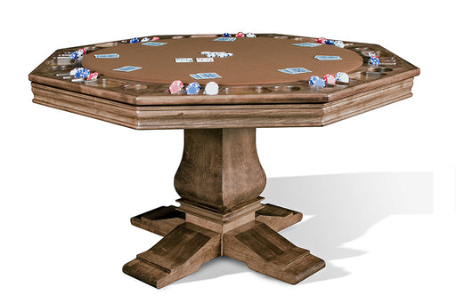 california house hillsborough poker table medium brown