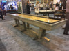 California House Petaluma Shuffleboard Table driftwood finish