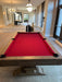beaumont pool table silvered oak finish hotel