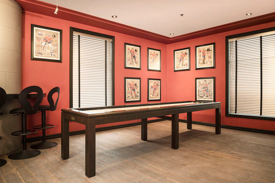 canada billiard la condo shuffleboard 12' room