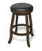 brunswick traditional backless pub stool Rustic dark brown
