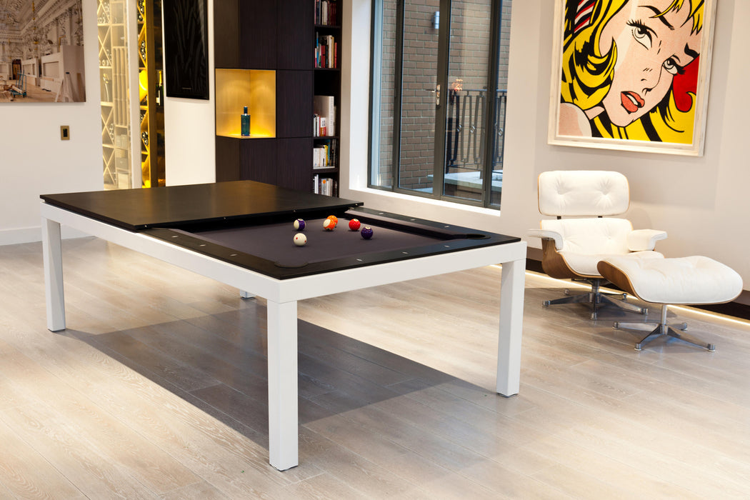 fusion table white wenge wood