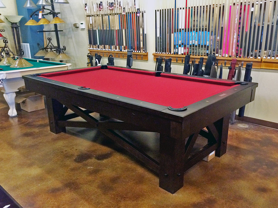 Plank and Hide McCormick Pool Table showroom