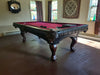 Presidential kruger pool table ball and claw legs room