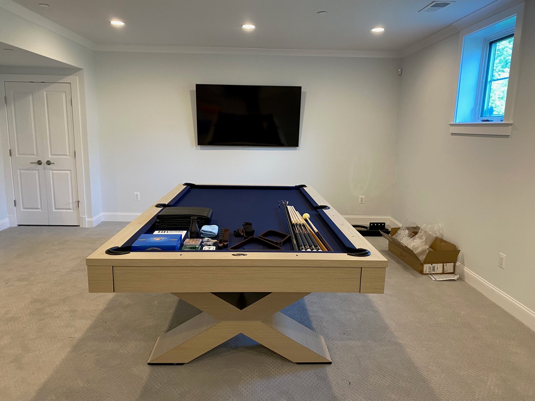 Olhausen Encore Pool Table installed in Potomac Maryland
