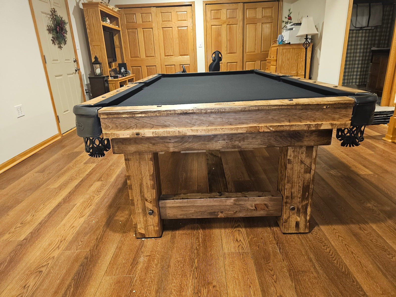 Olhausen Timber Ridge Pool Table installed in Deep Creek Maryland