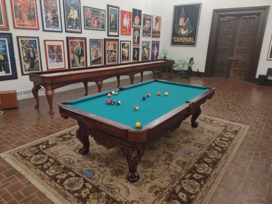 Olhausen St. Charles Pool Table installed in Potomac Maryland