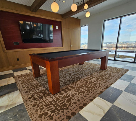 Olhausen Madison Pool Table and Shuffleboard installed in Washington DC