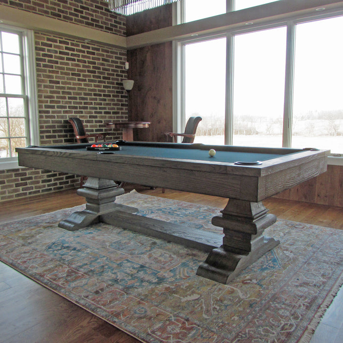 Plank and Hide Beaumont Pool Table installed in Arlington Virginia