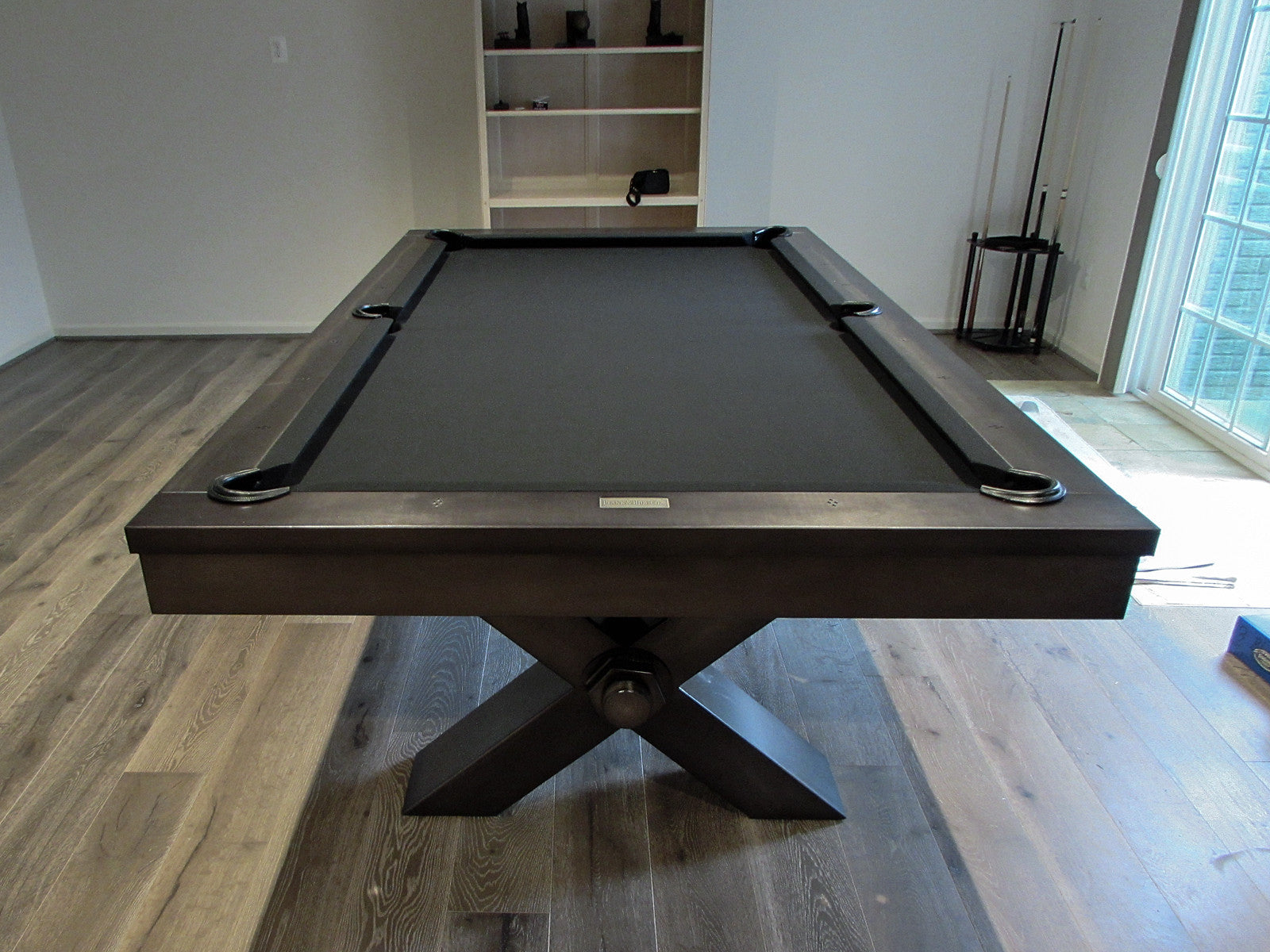 Plank and Hide Vox Pool Table installed in Rockville Maryland