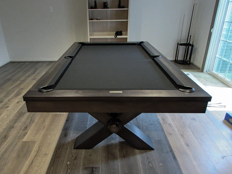 Plank and Hide Vox Pool Table installed in Rockville Maryland