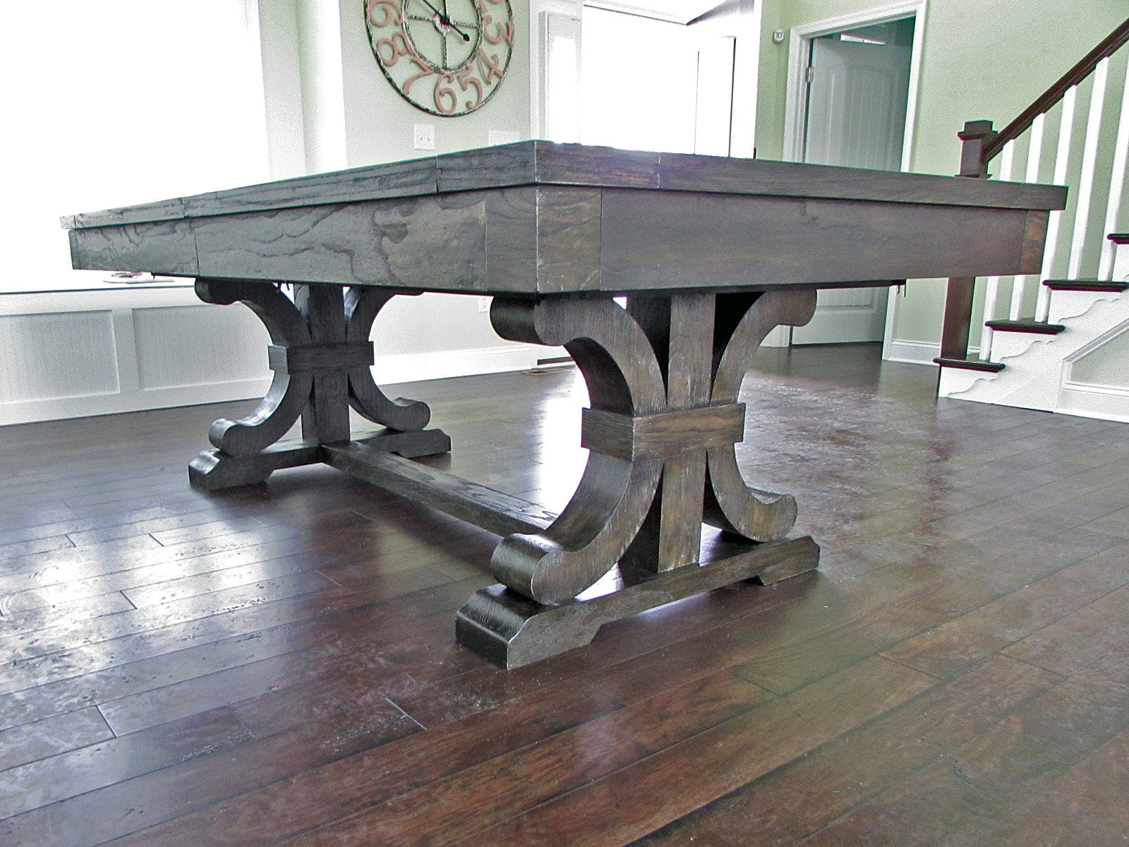 Rustic Pool Table install on Maryland Eastern Shore
