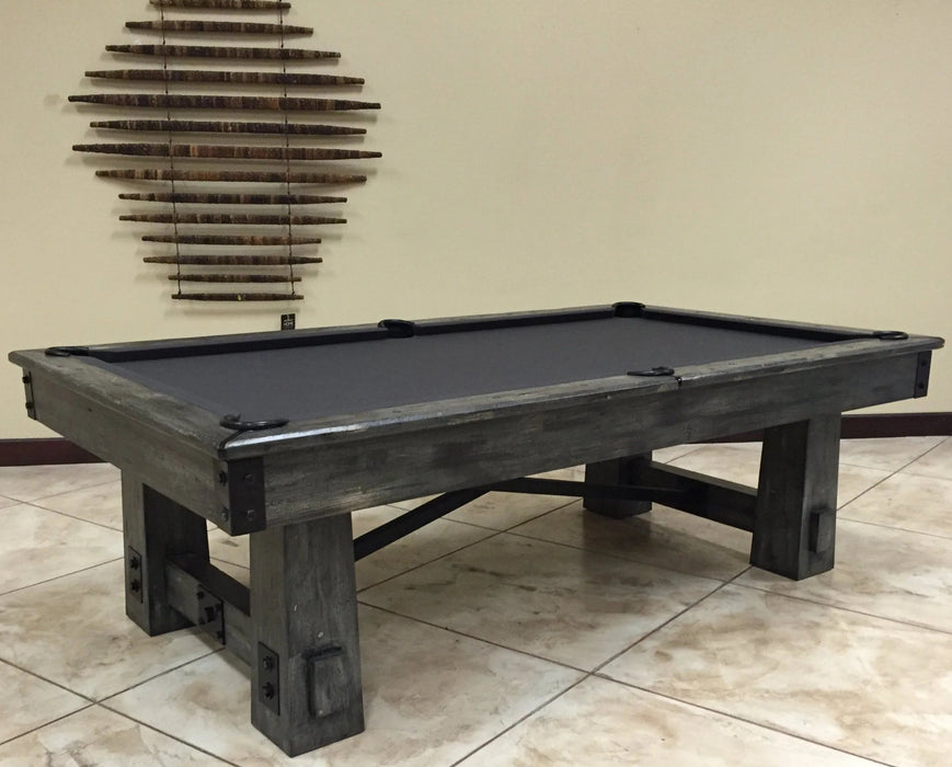 Fresco pool table room setting