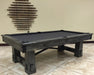 Fresco pool table room setting