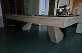 American Heritage Annex Pool Table Natural Ash finish black cloth main