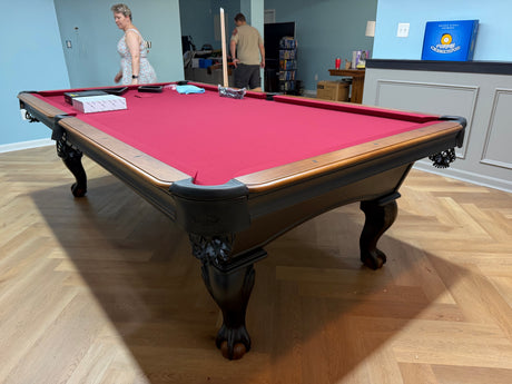 Olhausen black hawk pool table 9' with drawer 3