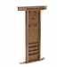 brunswick heritage wall cue rack rustic dark brown