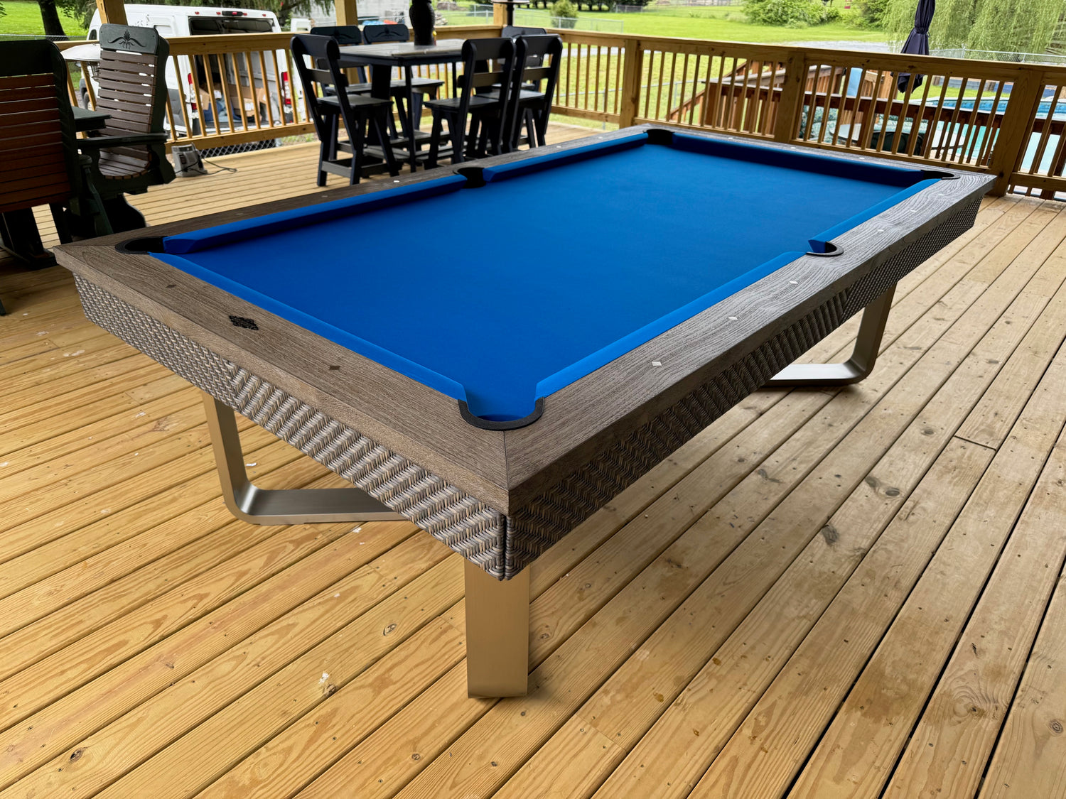 Brunswick Bali outdoor pool table detail