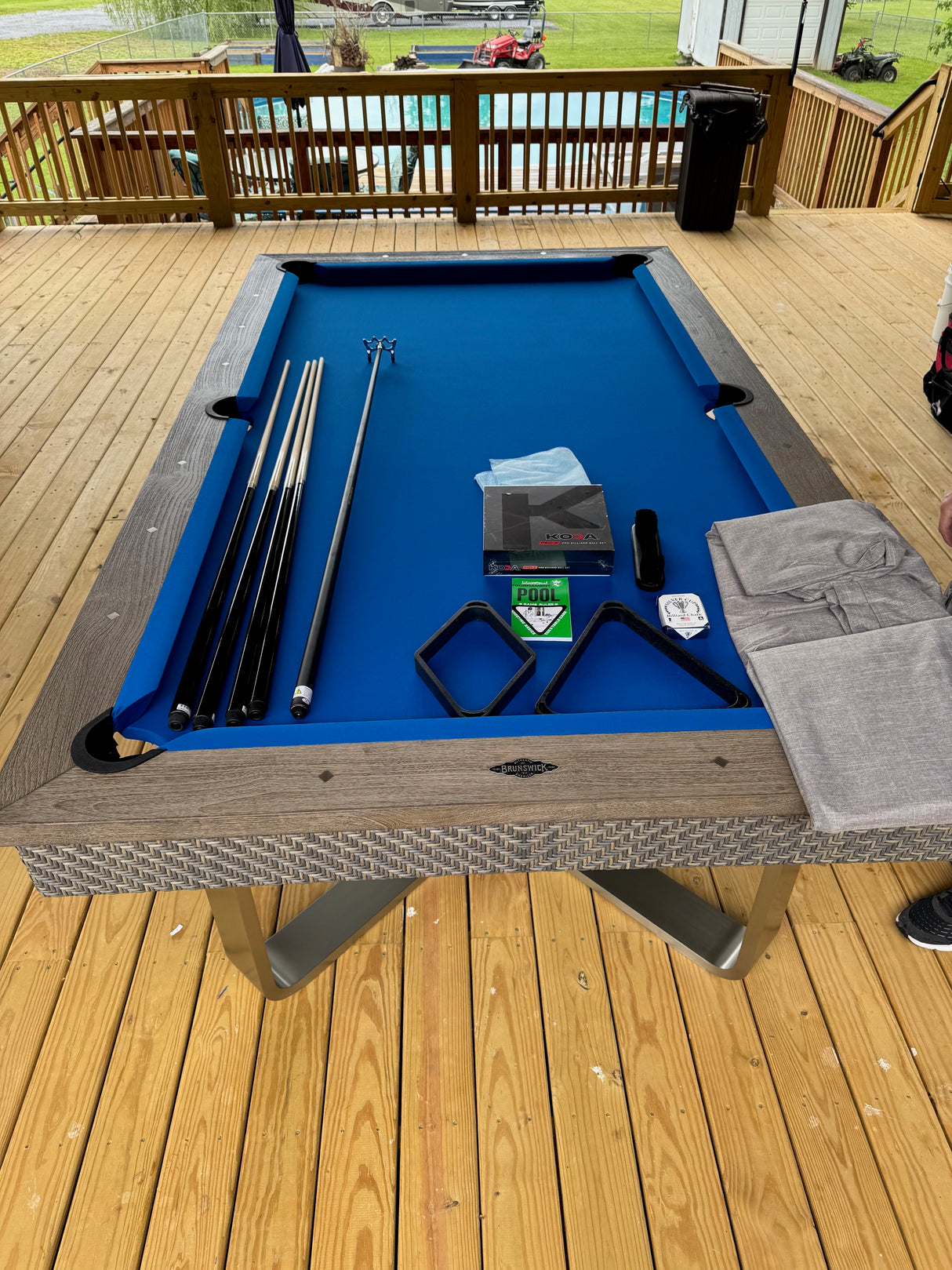 Brunswick Bali outdoor pool table accessories