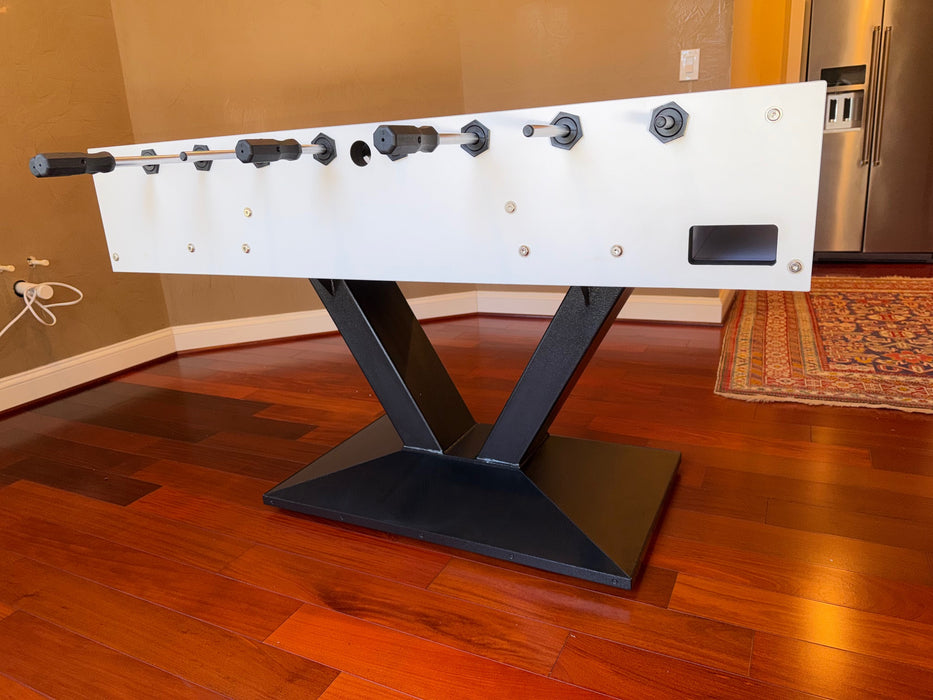 Brunswick Defender Foosball Table base side view