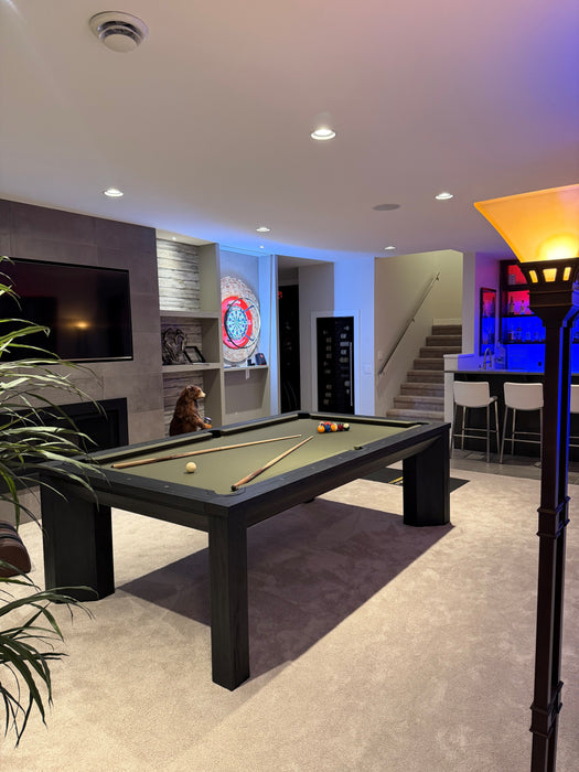 Brunswick pursuit pool table basement