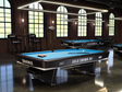 Brunswick Gold Crown VII Black finish pool table room stock