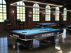Brunswick Gold Crown VII Black finish pool table room stock