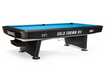 Brunswick Gold Crown VII Black finish pool table stock