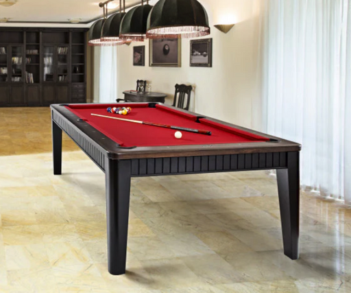 henderson pool table black and walnut