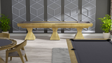 California House Cypress Shuffleboard Table honey finish