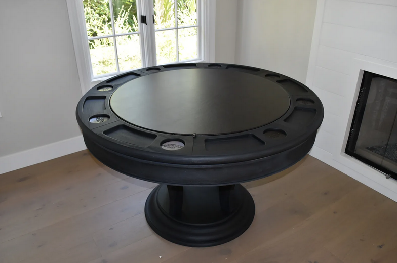 Brunswick centennial game table black wire brush finish virginia install