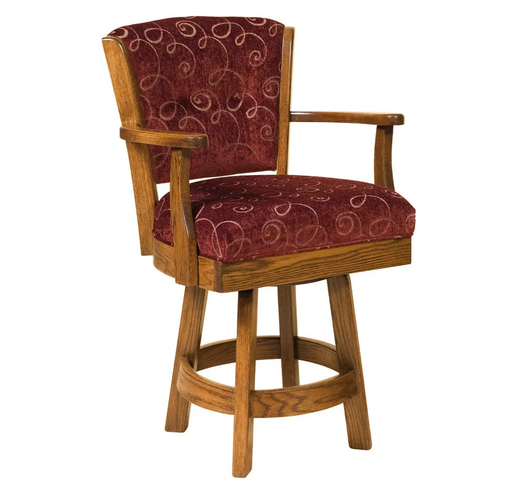 Fusion Designs Livonia Swivel Bar Chair with arms stock