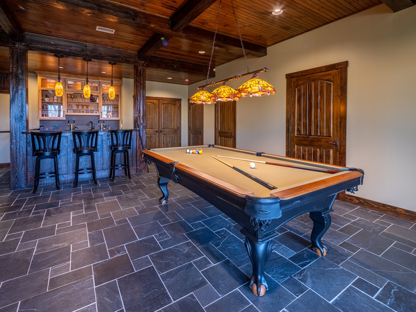 Olhausen black hawk pool table room 3