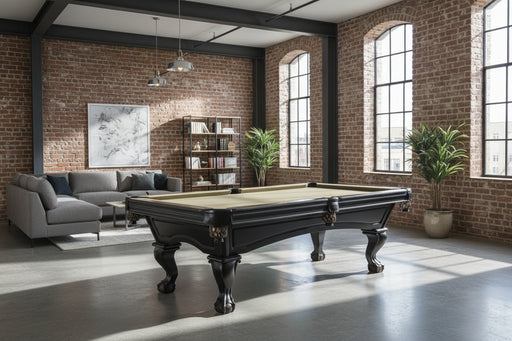 brunswick glenwood pool table loft apartment rendering