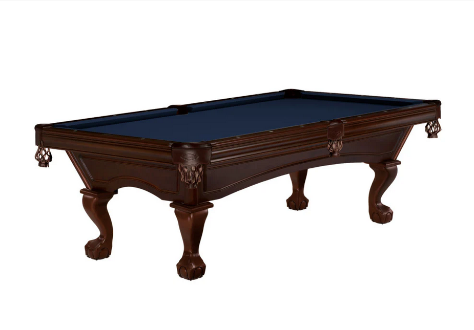 brunswick glenwood pool table espresso ball and claw leg stock