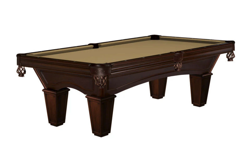 brunswick glenwood pool table espresso tapered leg stock