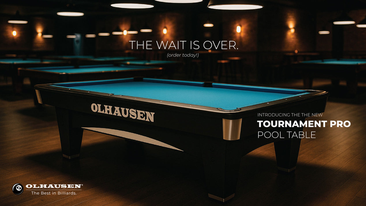 Olhausen Tournament Pro Pool Table — Robbies Billiards & Game Room Design