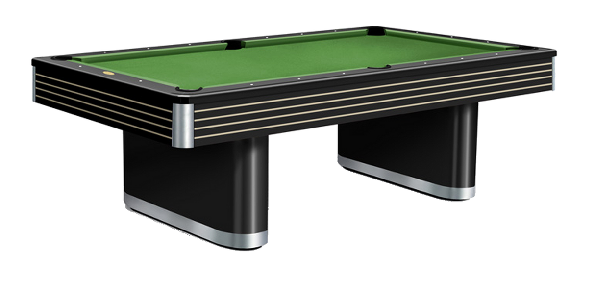 Olhausen Heritage Pool Table Matte black lacquer stock