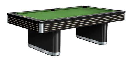 Olhausen Heritage Pool Table Matte black lacquer stock