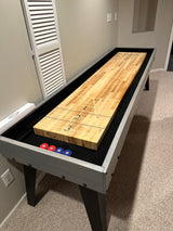 olhausen maverick shuffleboard matte fossil grey room